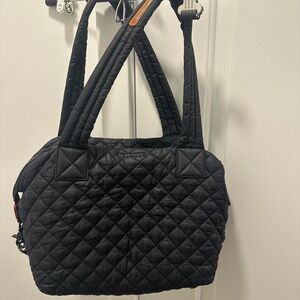 MZ Wallace Black Quilted Shoulder Bag